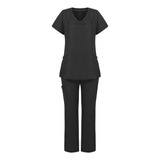 Blusa De Manga Curta Feminina G Pants, Uniforme De Trabalho,