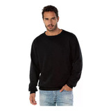 Blusa De Moletom Careca Masculino Básico Liso Sem Capuz