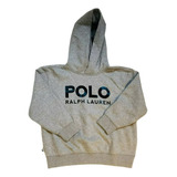 Blusa De Moletom Cinza C/capuz Polo Ralph Lauren Promoção