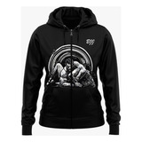 Blusa De Moletom Jiu Jitsu Brasileiro Luta C/capuz E Zíper