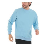 Blusa De Moleton Fechada Lisa Sem Bolso Sem Capuz Moletom