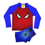 Blusa E Sunga Proteção Solar Infantil Personagens Uvfator 50