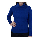 Blusa Feminina Facinelli By Mooncity Tricot Azul Céu - 65109