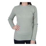 Blusa Feminina Facinelli By Mooncity Tricot Verde - 650927