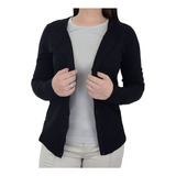 Blusa Feminina Facinelli Cardigan Tricot Preta - 651076