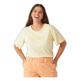 Blusa Feminina Plus Size Cúrcuma Malha Natural Color