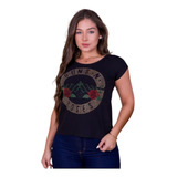 Blusa Femininas T-shirt Guns N Roses