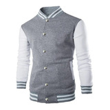 Blusa Jaqueta Casaco Moletom College Baseball Bomber R:1000