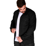 Blusa Jaqueta Sarja Frio Voker Premium 