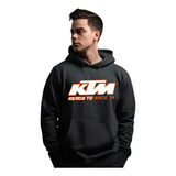 Blusa Ktm Jaqueta Frio Moletom Preto