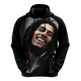 Blusa Moletom Bob Marley Cantor Compositor Reggae Silver#02