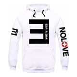 Blusa Moletom Eminem Nolove Rap Casaco Canguru Promoção