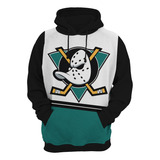 Blusa Moletom Full Super Patos Mighty Ducks Style Unissex