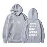 Blusa Moletom Lil Peep Cantor De Hip Hop Rap Com Capuz Bolso