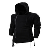 Blusa Moletom Masculina Slim Frio Oversize Zíper Capuz B20
