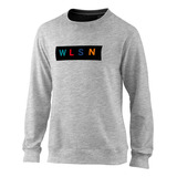 Blusa Moletom Masculina Wilson Wlsn Sweat - Algodão