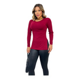 Blusa Sobre Legging Feminina Tapa Bumbum Manga Longa 