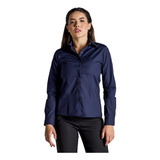 Blusa Social Performance Feminina Manga Longa Para Uniforme