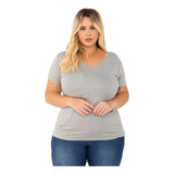 Blusa Tshirt Camiseta Feminina Plus Size