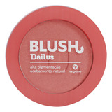 Blush Compacto Dailus 4,5g - Alta Pigmentação Vegano