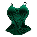 Blusinha Regata Alcinha Decote Renda Blusa Viscolycra Bojo.