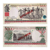 Bn8123 Ruanda Rwanda 1998 5000 Francos