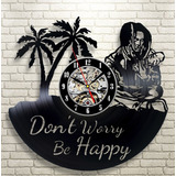 Bob Marley Reggae - Relógio De Parede Lindo! 