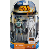 Boba Fett And Stormtrooper 9cm Star Wars Rebels Hasbro