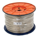 Bobina 500mts Cabo De Aço Revestido Pvc 4mm P/ Varal