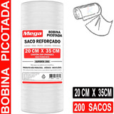 Bobina Picotada 20x35 C/ 200 Saco