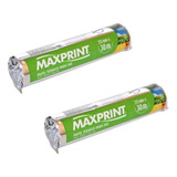 Bobinas Para Fax Max 215mmx30m - Papel Térmico Kit Com 2