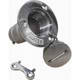 Bocal De Abastecimento De Agua Agulheiro P/ Barco Aço Inox