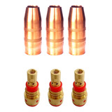 Bocal E Difusor Tocha Solda Mig Tme-506 400 Amps - 6pçs