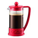 Bodum 10948-294, Prensa Francesa Brazil 350ml, Vermelha