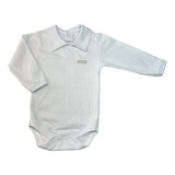Body Bebê Com Gola Polo Ou Boneca 100% Algodão Premium