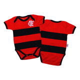 Body Bebê Flamengo Jogo Listrado Oficial