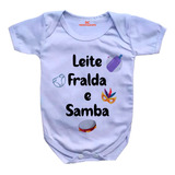 Body Bebê Personalizado Leite Fralda E
