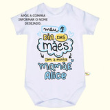 Body Bebê Personalizado Meu Primeiro Dia Das Mães F1466