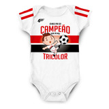 Body Bebê São Paulo Menino Futebol