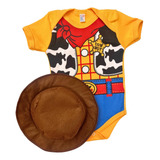 Body Bebê Temático Mesversário Cowboy +