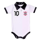 Body Bori Bebê Infantil Camisa Polo Times Futebol Oficial