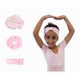 Body Collant Ballet Infantil + Faixa/redinha/frufru