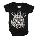 Body Corinthians Bebe Recem Nascido Oficial Escudo Revedor