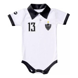 Body De Bebê Camisa Polo Atlético