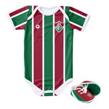 Body De Bebê Com Proteção Uv E Chuteira Do Fluminense