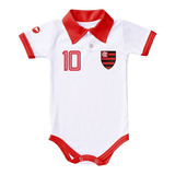 Body De Bebê Flamengo Camisa Polo