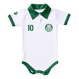 Body De Bebê Palmeiras Camisa Polo