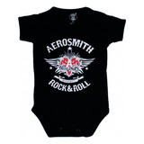 Body De Bebê Rock Roll Mesversario