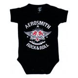 Body De Bebê Temático Rock Roll
