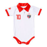 Body Do São Paulo Camisa Polo Tricolor Roupinha De Bebê Spfc